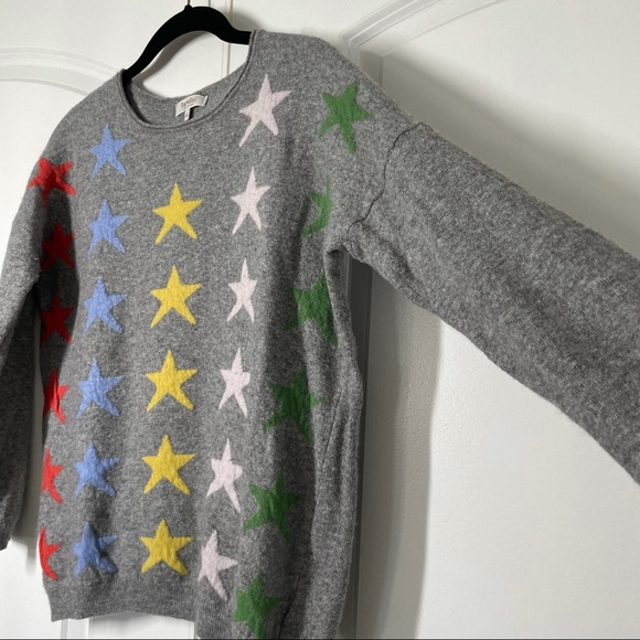 Bartolini Cashmere Blend Star Print Cozy Sweater size M - Picture 8 of 12